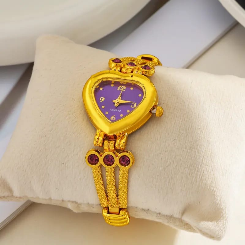 Single Folding Buckle Alloy Strap Quartz Watch | Stylish Analog Wristwatch with Durable Metal Band | Elegant Daily Wear Timepiece blue