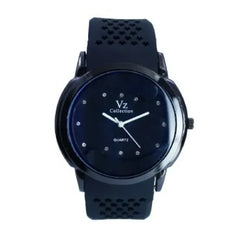 CK Quartz Big Dial Watch for Men | Premium Analog Wristwatch with Stylish Large Face | Elegant, Durable & Fashionable Daily Wear Timepiece black