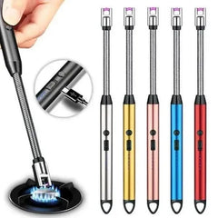 Stainless Steel Gas Lighter - 1 Pc for Stylish and Functional Kitchen Essentials