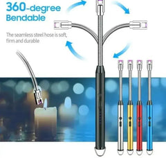 Stainless Steel Gas Lighter - 1 Pc for Stylish and Functional Kitchen Essentials