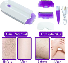 Rechargeable Women's Hair Shaver 3 Pcs